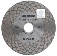 Диск алмазный отрезной 125*22,23 Hilberg Master Сeramic HM522