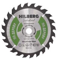 Диск пильный Hilberg Industrial Дерево 185*20/16*24Т HW185