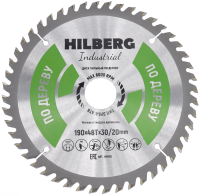 Диск пильный Hilberg Industrial Дерево 190*30/20*48Т HW192