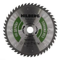 Диск пильный Hilberg Industrial Дерево тонкий рез 165*20*48Т HWT166