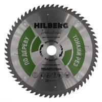 Диск пильный Hilberg Industrial Дерево тонкий рез 190*20*60Т HWT193