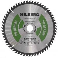 Диск пильный Hilberg Industrial Дерево 260*30*60Т HW260