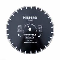 Диск алмазный отрезной 450*25,4*12 Hilberg Hard Materials Лазер асфальт HM310