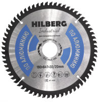 Диск пильный Hilberg Industrial Алюминий 190*30/20*64Т HA190