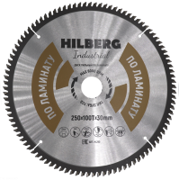 Диск пильный Hilberg Industrial Ламинат 250*30*100Т HL250