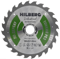 Диск пильный Hilberg Industrial Дерево тонкий рез 190*30*24Т HWT190