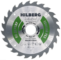 Диск пильный Hilberg Industrial Дерево тонкий рез 165*30*24Т HWT160