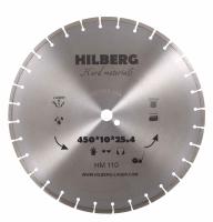 Диск алмазный отрезной 450*25,4*12 Hilberg Hard Materials Лазер HM110