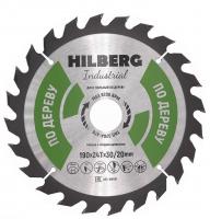 Диск пильный Hilberg Industrial Дерево 190*30/20*24Т HW190