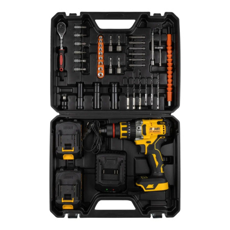 Дрель-шуруповерт аккумуляторная ARMA ACD-2140S, с набором аксессуаров