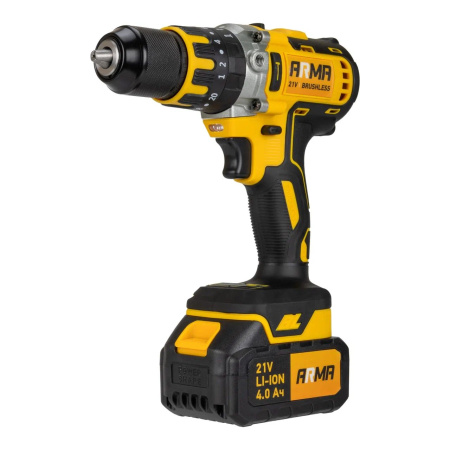 Дрель-шуруповерт аккумуляторная ARMA ACD-2140, с набором аксессуаров