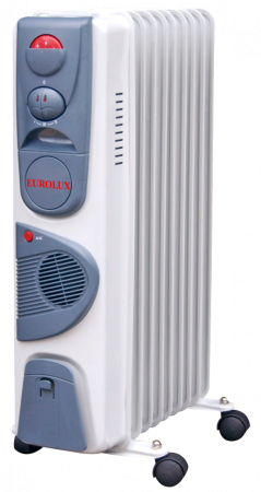 Масляный радиатор Eurolux ОМ-EU-9НВ с вентилятором