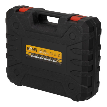Винтоверт аккумуляторный ARMA ACD-2142S, с набором аксессуаров