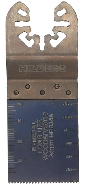 Полотно пильное погружное по древесине и пластику Hilberg Bi-M 68*40*18TPI HR8648