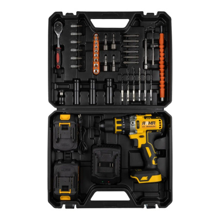 Дрель-шуруповерт аккумуляторная ARMA ACD-2140, с набором аксессуаров