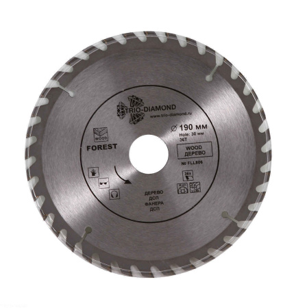Диск пильный 190*30*36Т FLL806