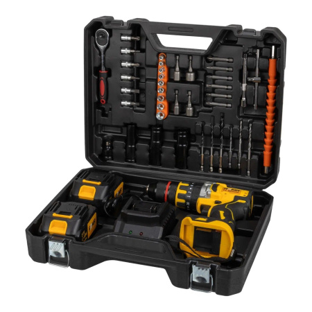 Дрель-шуруповерт аккумуляторная ARMA ACD-2140S, с набором аксессуаров